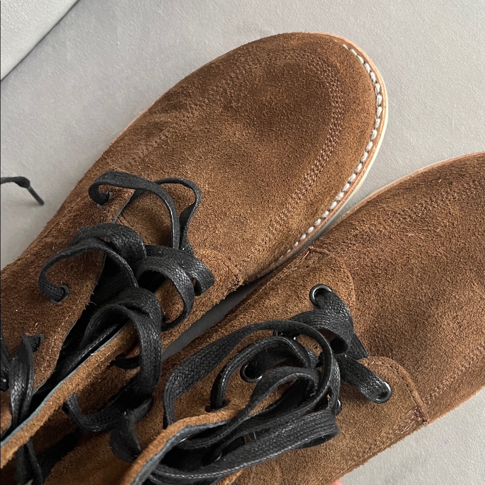 Brown Suede Men's Boots new no box - Picture 4 of 4